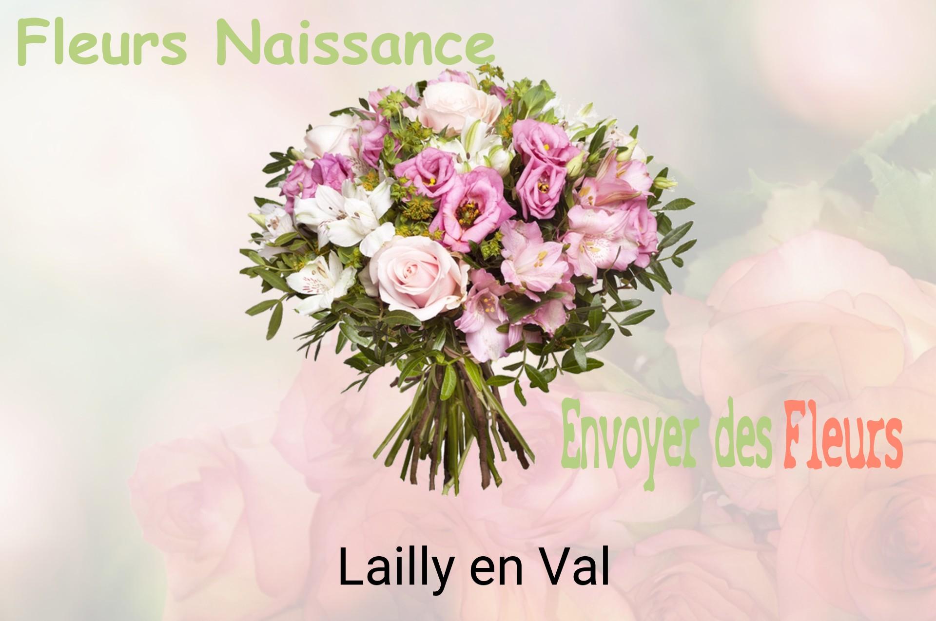 Bouquet de fleurs de naissance livré à Lailly-en-Val