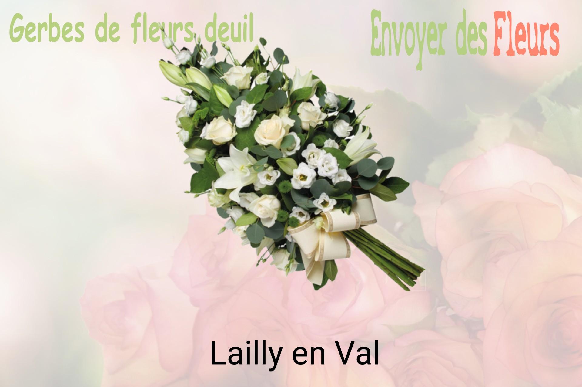 Gerbe de fleurs de deuil livrée à Lailly-en-Val